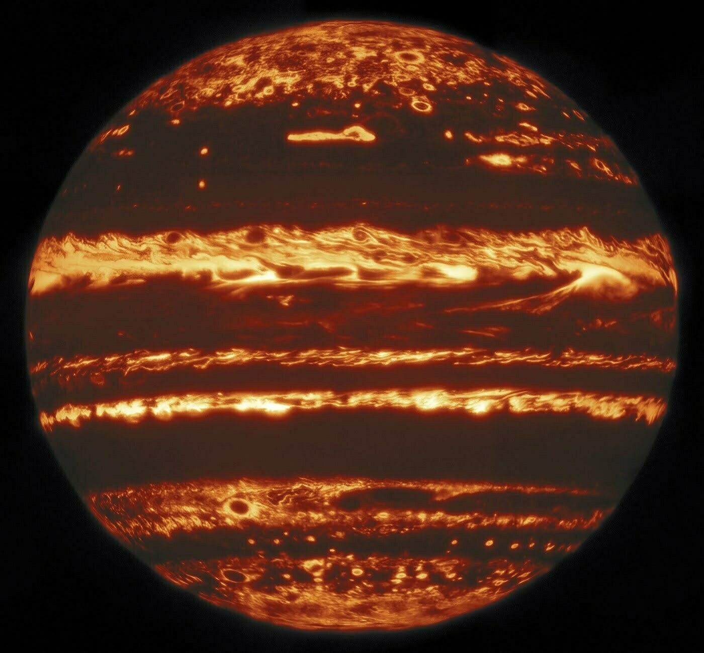 Jupiter seen with Gemini’s Lucky